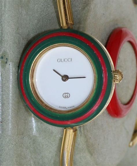 vintage changeable gucci watch|vintage Gucci watches for men.